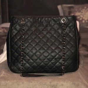 Large Quilted Tote Bag